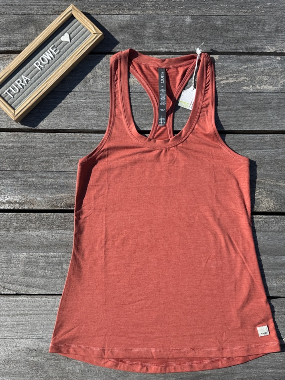 VUORI LUX PERFORMANCE TANK terracota HEATHER NWT XS
